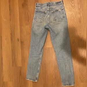 GAP high rise straight leg jeans